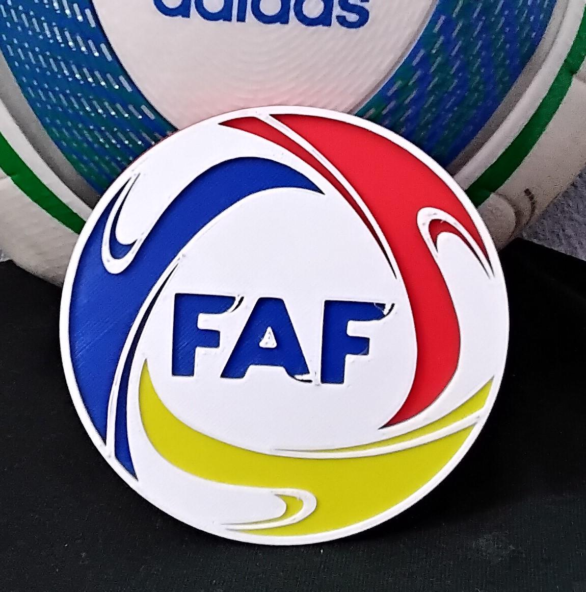Andorran Football Federation coaster or plaque 3d model