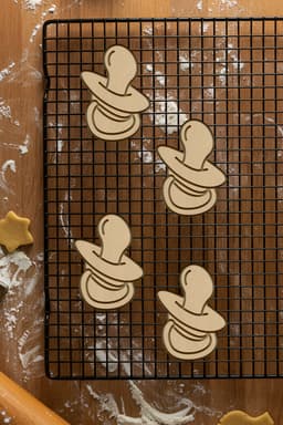 Pacifier Cookie Cutter, Biscuit Cutter 3d model