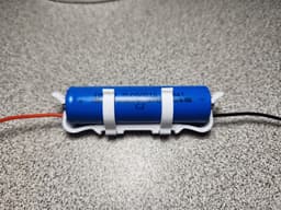 18650 Springy Battery Holder 3d model