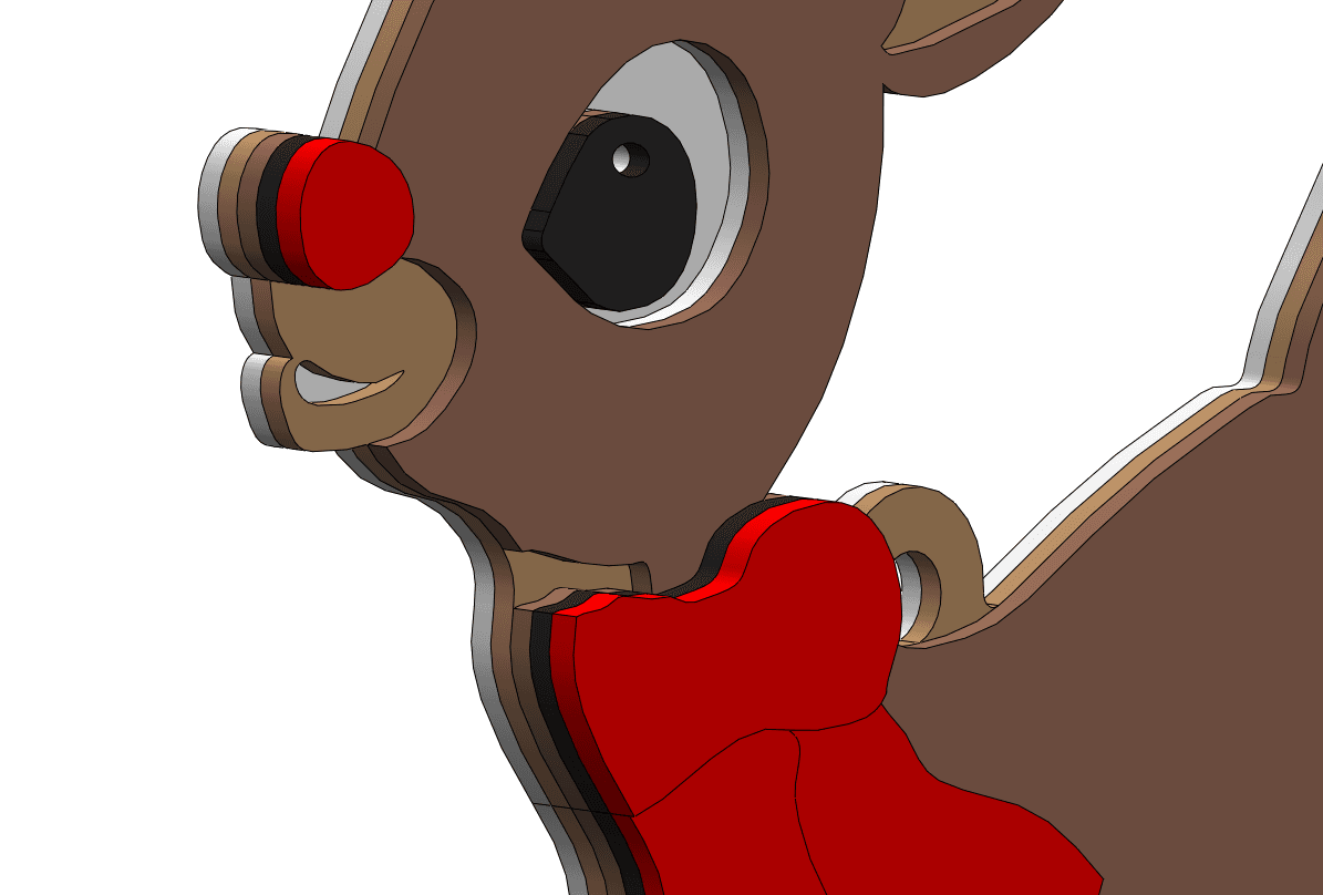 Christmas_Ornament_(Rudolph).STL 3d model