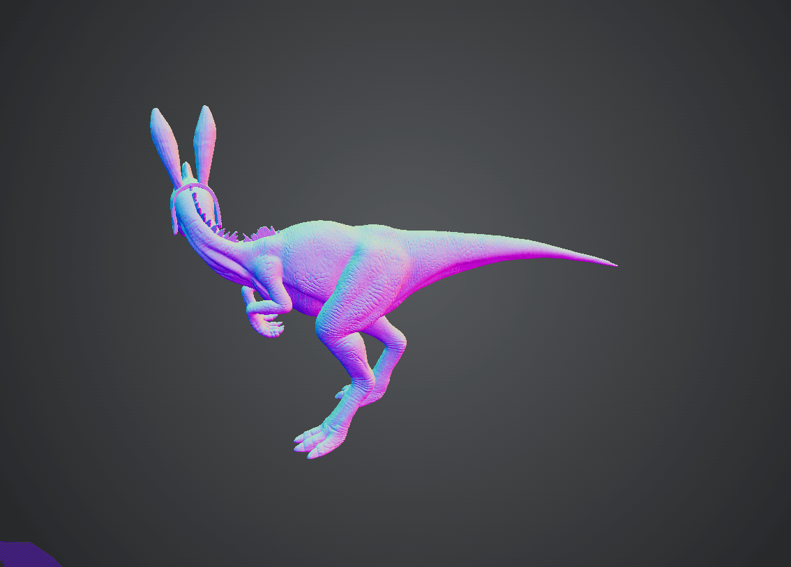 BUNNY OVIRAPTOR 3d model
