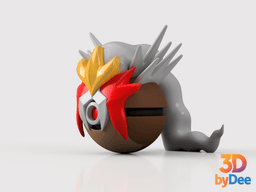 Entei Pokeball 3d model