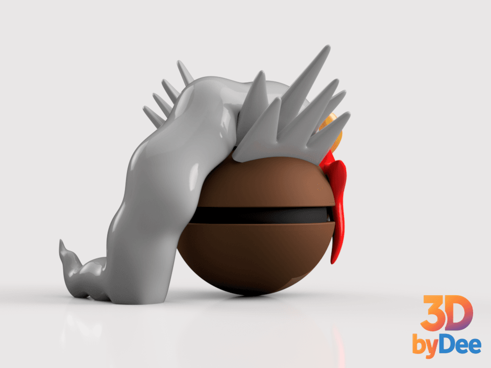 Entei Pokeball 3d model