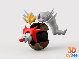 Entei Pokeball 3d model