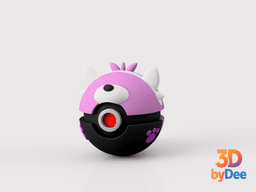 Bewear Pokeball.3mf 3d model