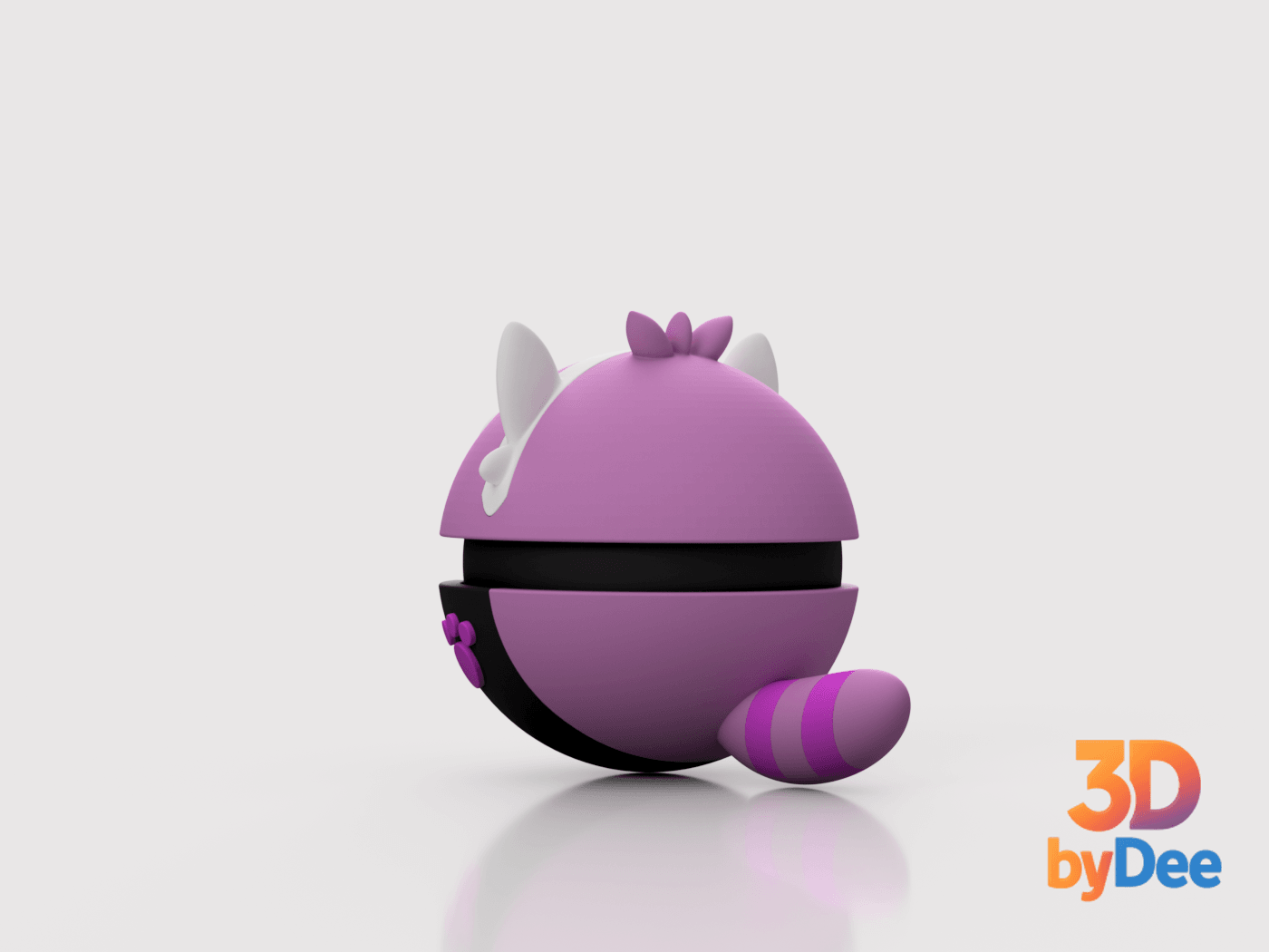 Bewear Pokeball.3mf 3d model