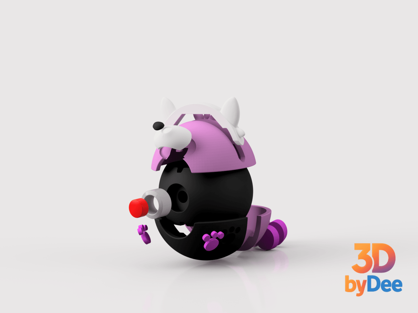 Bewear Pokeball.3mf 3d model