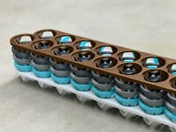 STACKABLE COTURNIX QUAIL EGG TRAY (MEDIUM) 3d model