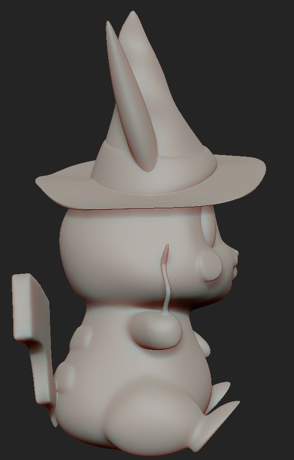 Pokemon- You're a wizard 3d model