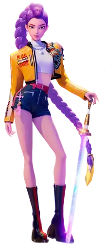 rumi from kpop demon hunters with base.3mf 3d model