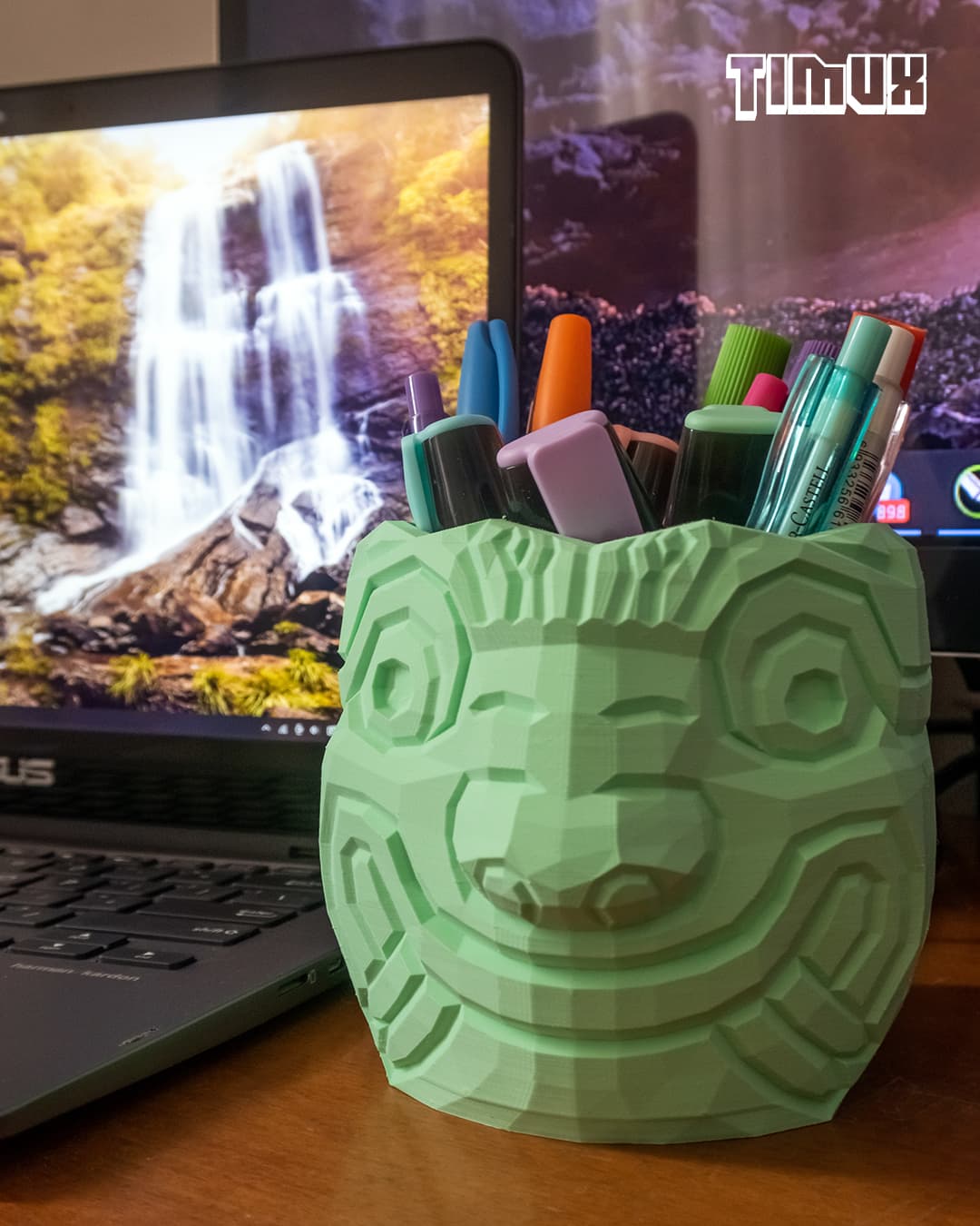Timux LOW POLY POT 1 - CHAVIN CULTURE - 3D model by TIMUX on Thangs