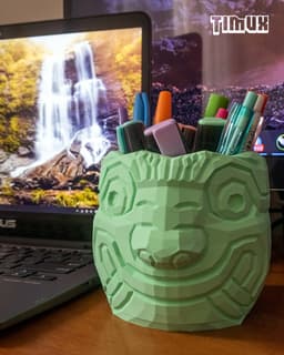 LOW POLY POT 1 - CHAVIN CULTURE 3d model