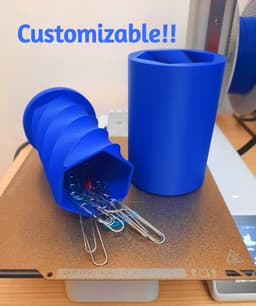 Customizable Screw Storage Container 3d model