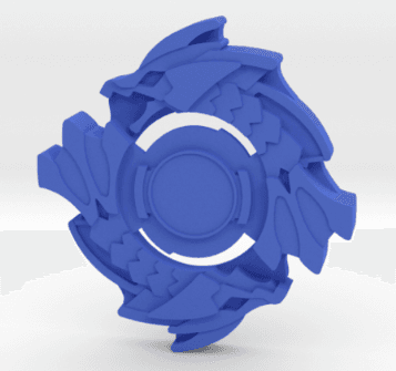 BEYBLADE BURST POSEIDON | ATTACK RING | BURST SERIES 3d model