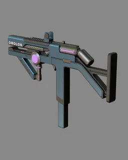 Omolon Phosphorous MG4 – Destiny 2 full printable 3d model