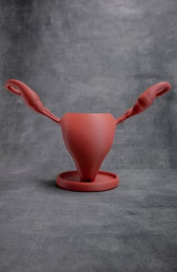 Uterus Pot (Pre Supported) 3d model