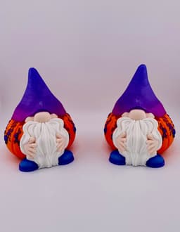 Pumpkin Gnome -Pointy Hat 3d model