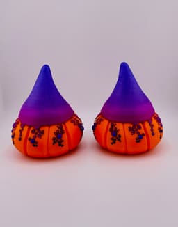 Pumpkin Gnome -Pointy Hat 3d model