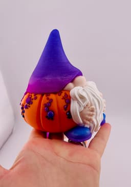 Pumpkin Gnome -Pointy Hat 3d model
