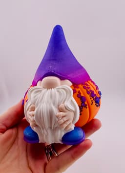 Pumpkin Gnome -Pointy Hat 3d model