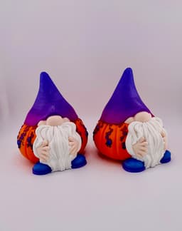 Pumpkin Gnome -Pointy Hat 3d model