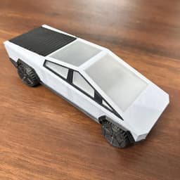 Cybertruck (3D Printable w/ HEADLIGHTS!!) 3d model