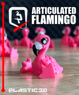 Articulated Flamingo — The Tropical Wader 3d model