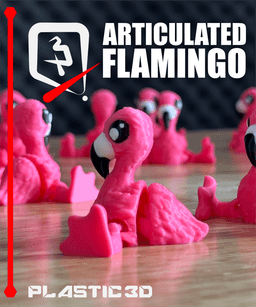 Articulated Flamingo — The Tropical Wader 3d model