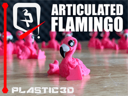 Articulated Flamingo — The Tropical Wader 3d model