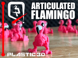 Articulated Flamingo — The Tropical Wader 3d model