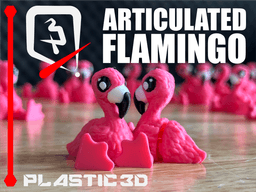 Articulated Flamingo — The Tropical Wader 3d model
