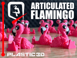 Articulated Flamingo — The Tropical Wader 3d model