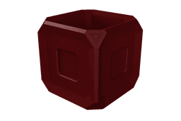 35. Cube 35 Custom Vase Design - Ikebana Home Decoration 3d model
