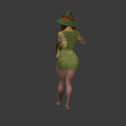 Sweet Sexy Witch Who Loves Herbology v2.0 3d model