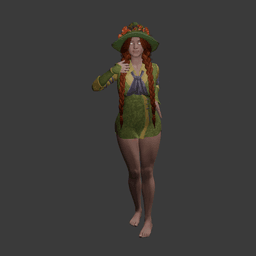 Sweet Sexy Witch Who Loves Herbology v2.0 3d model