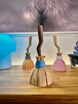Wicked Broom Pencil 3d model