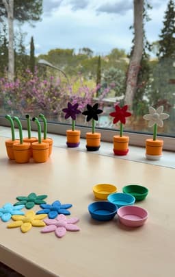 MAGNETIC FLOWERS FOR KIDS 3d model