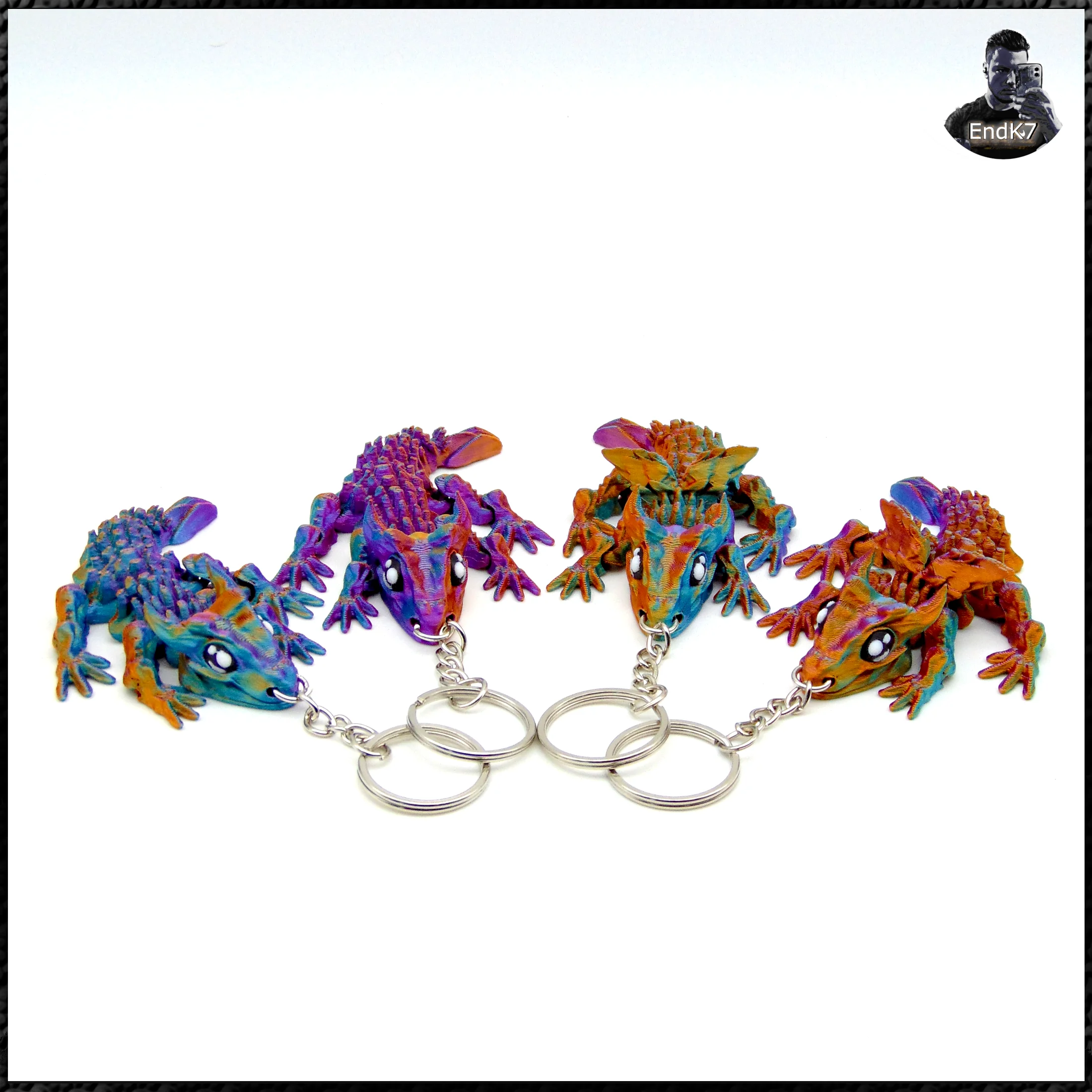 Glorious Baby Dragon Keychain 3d model