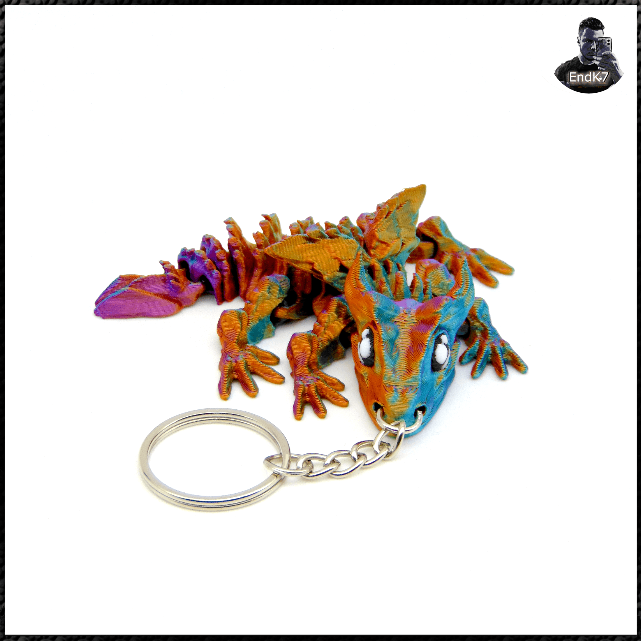 Glorious Baby Dragon Keychain 3d model