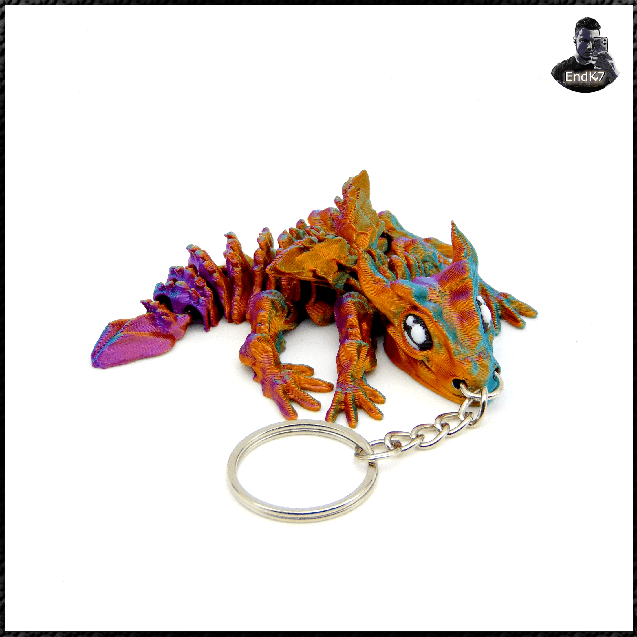 Glorious Baby Dragon Keychain 3d model