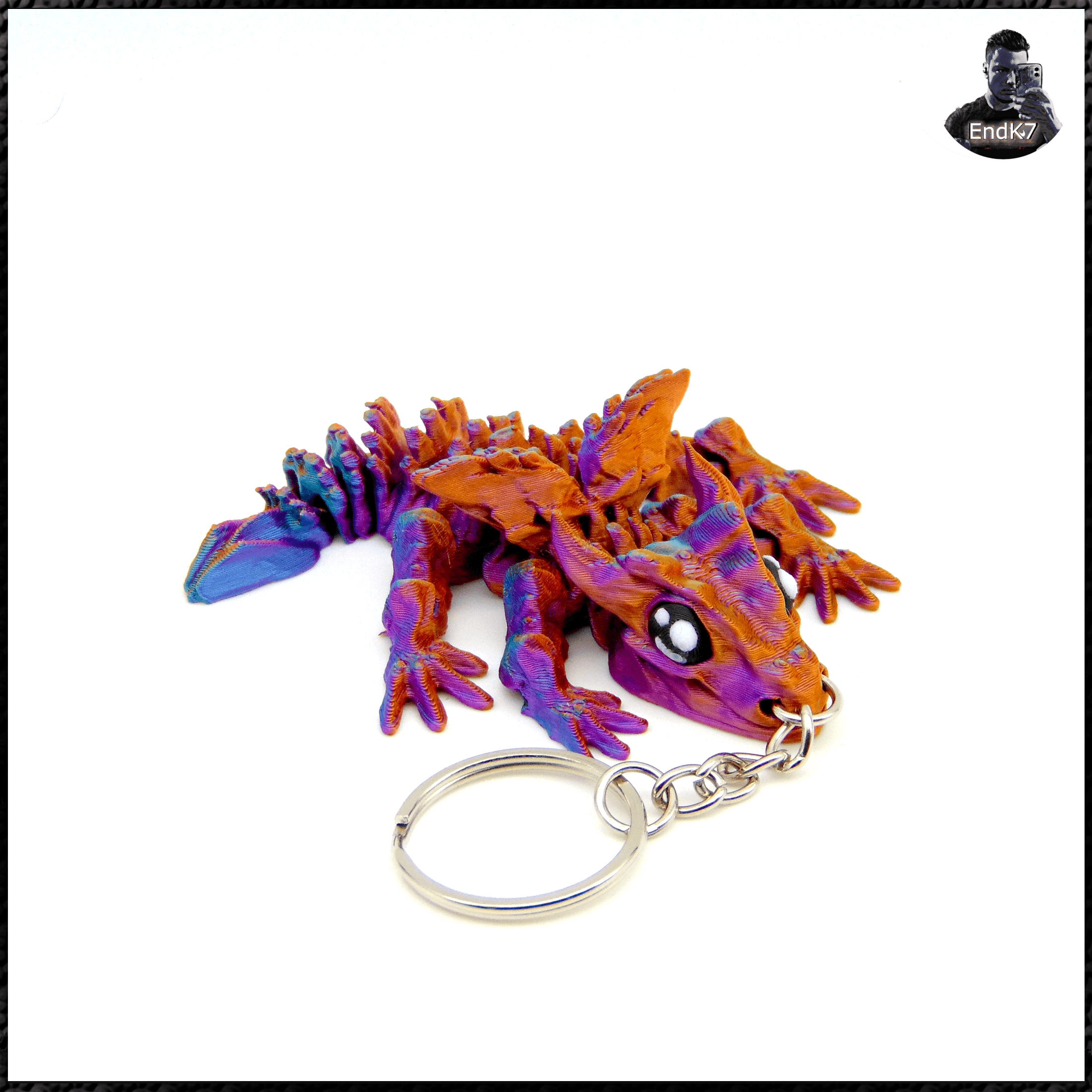 Glorious Baby Dragon Keychain 3d model