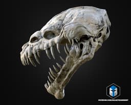 Nexu Skull Trophy - 3D Print Files 3d model