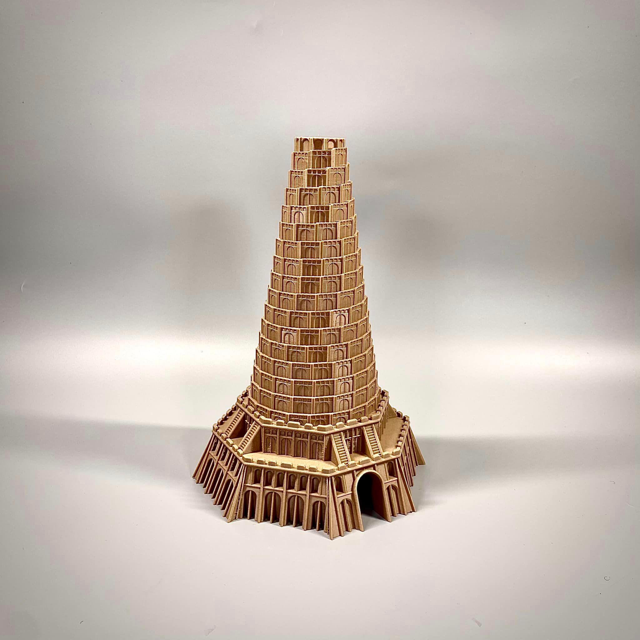Dice Tower of Babel 3d model
