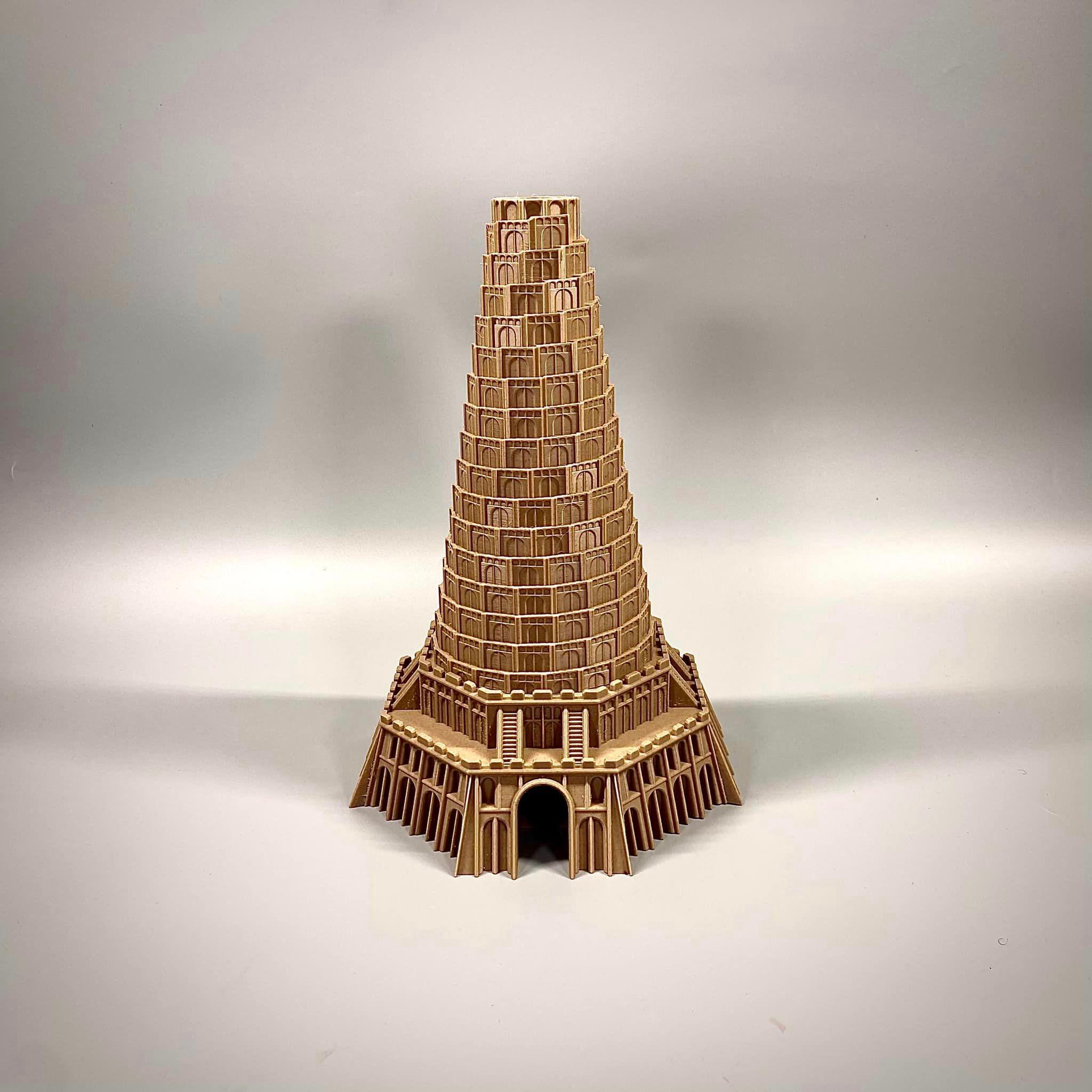 Dice Tower of Babel 3d model