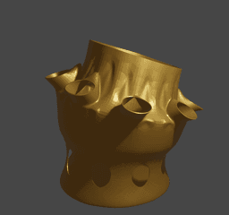Squid Pencil Holder 3d model
