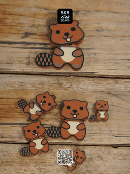 The Busy Beaver Fidget Collection 3d model