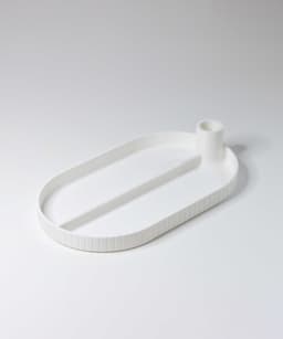 Catch-All Tray with Built-In Propagation Tube for Plants 3d model