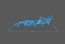Ariel - Atom 500 V8 Wall Art 3d model