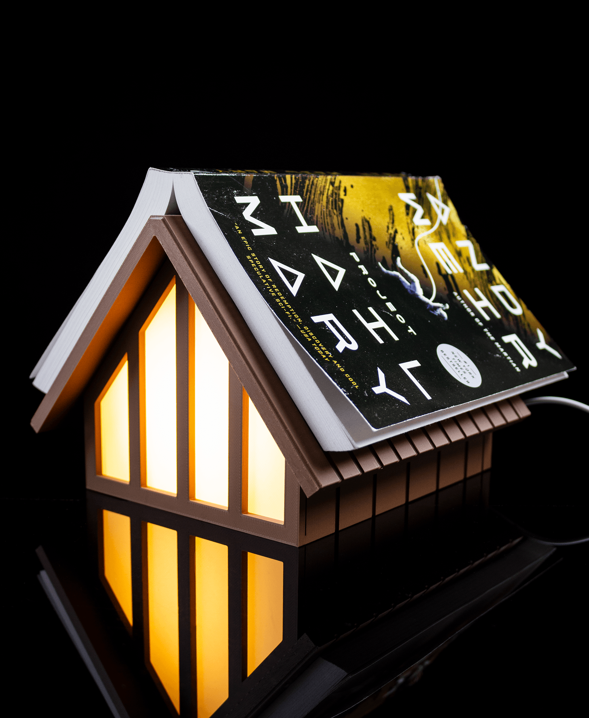 Cabin Book Rest Lamp 3d model