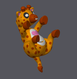 Gemma the Giraffe – Wiggle Budz Flexi 3d model